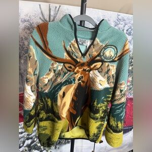 Grand Teton National Park Fleece Pullover, Child Size 18 NWOT